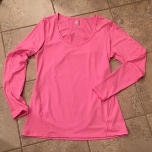 Hind ladies pink long sleeved medium athletic top